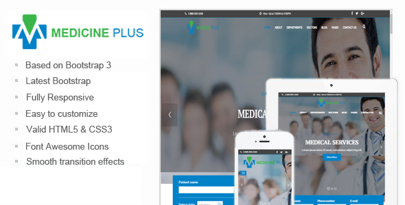 Medicine Plus Responsive HTML5 Template